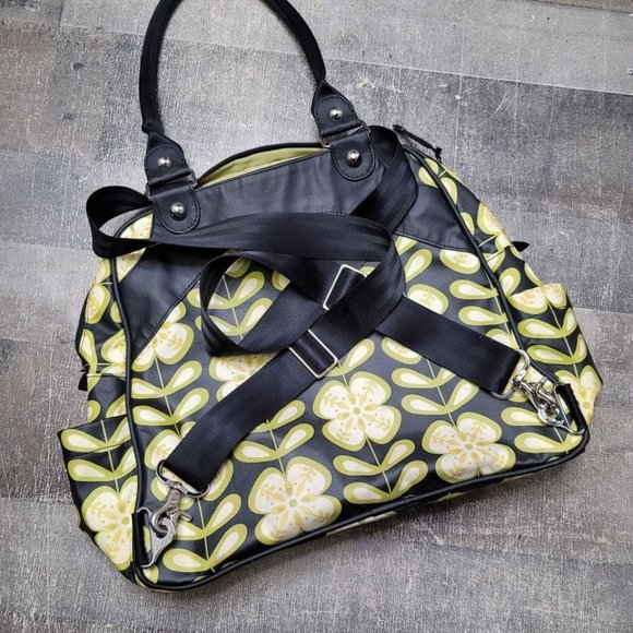 Petunia Pickle Bottom Glazed Sashay Satchel Diaper Bag Backpack - Picture 5 of 6